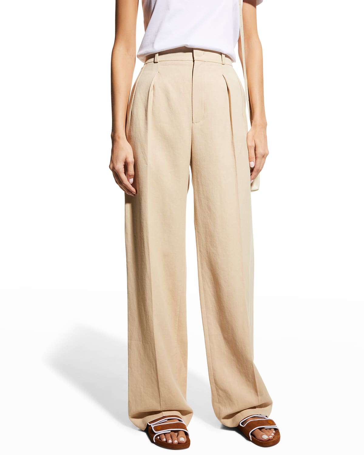 Womens Linen Pants Neiman Marcus