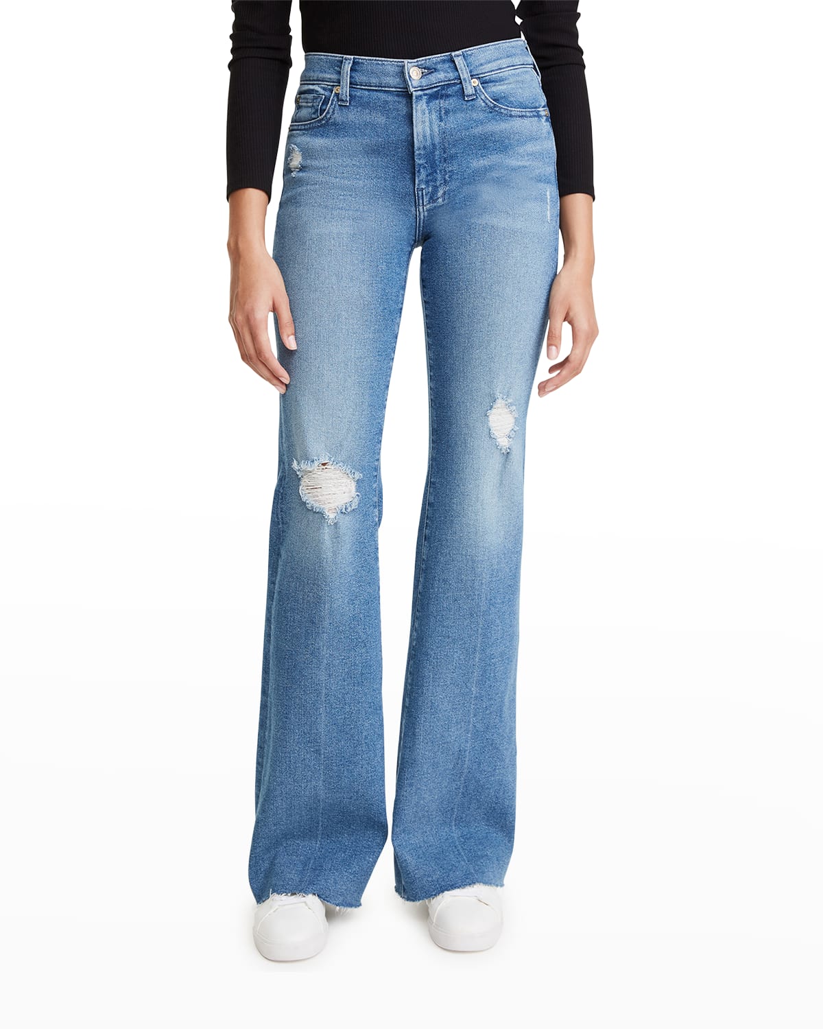 7 for all mankind bell bottom jeans