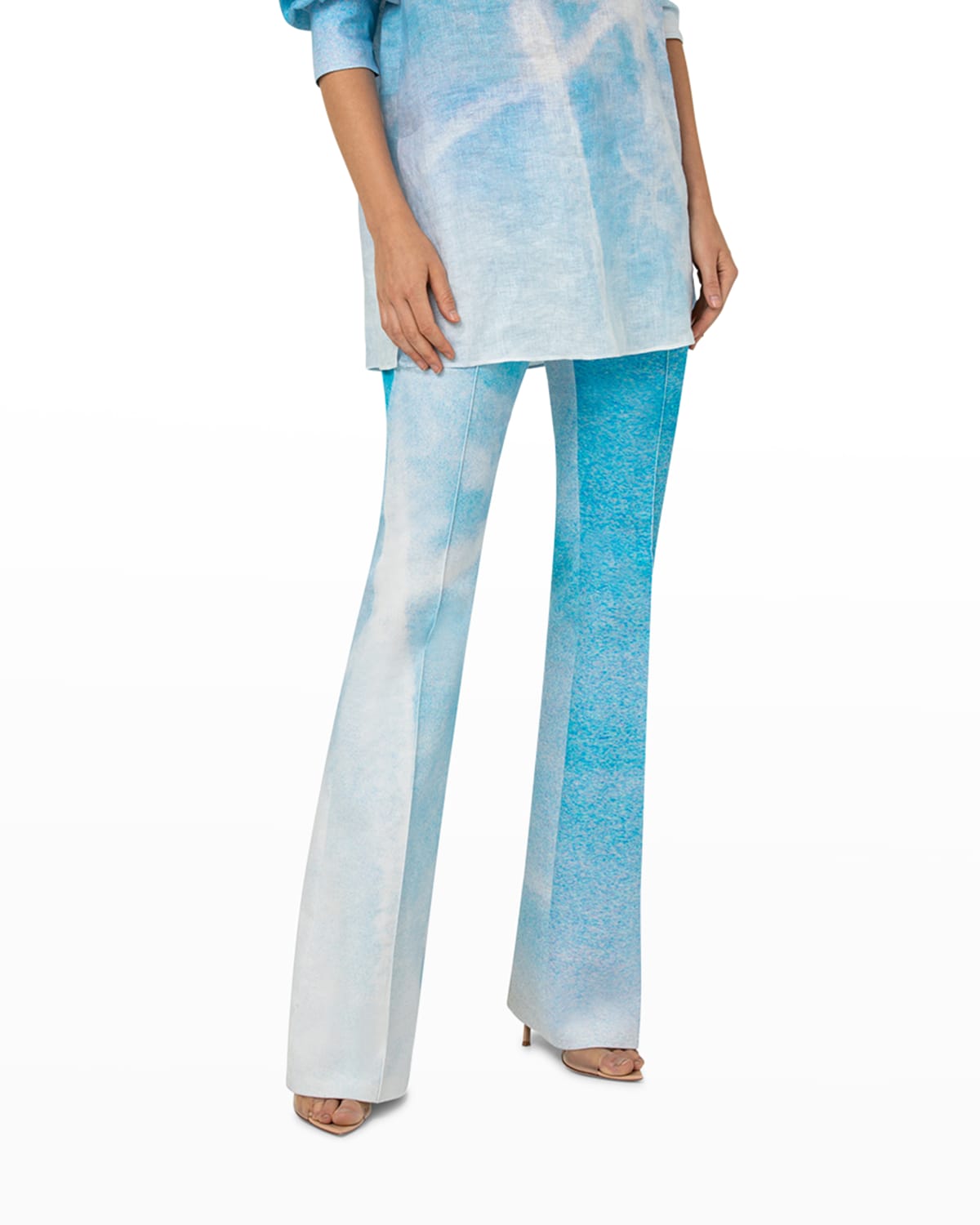 sky print pants