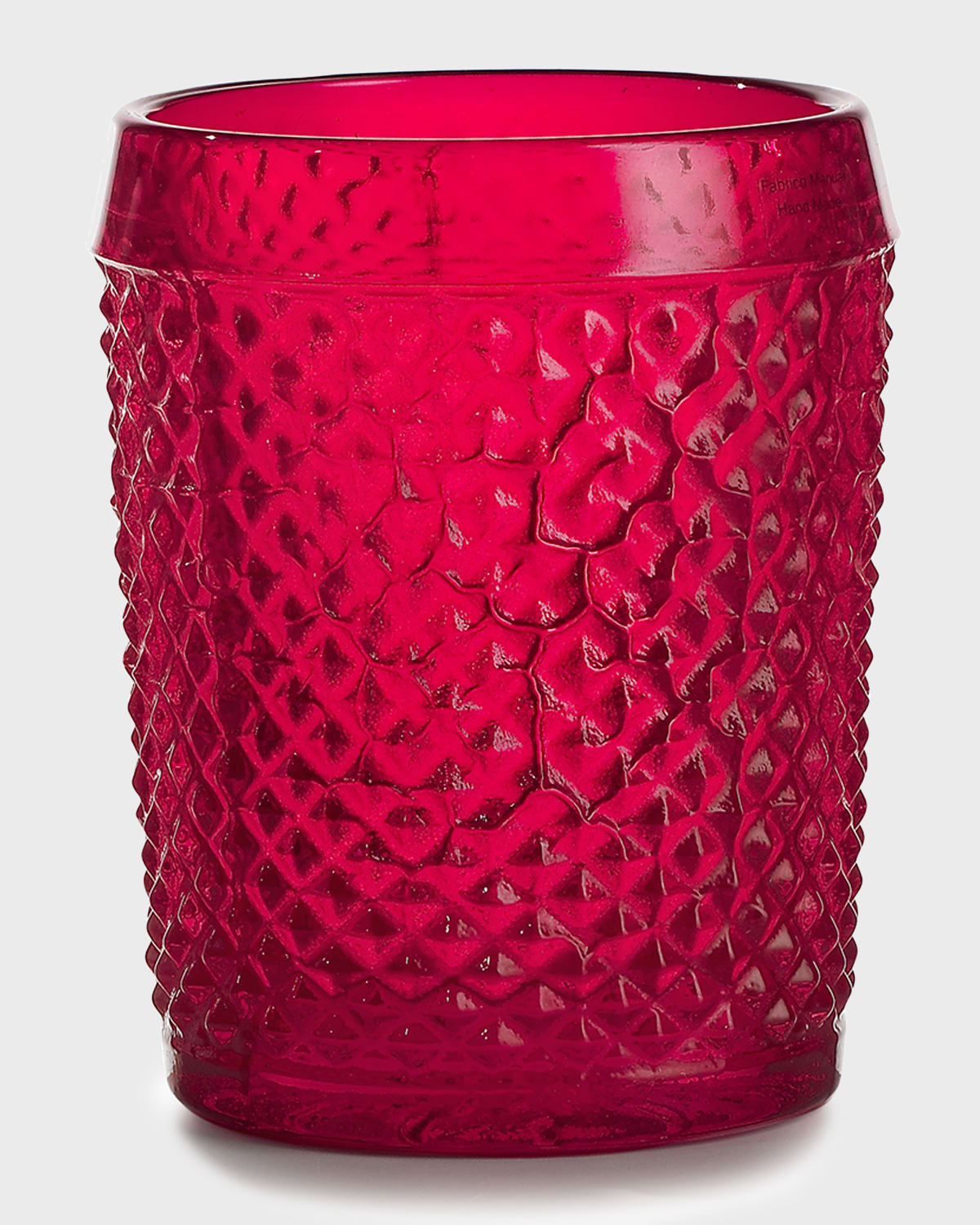 Vista Alegre Bicos Red Lowball Glass