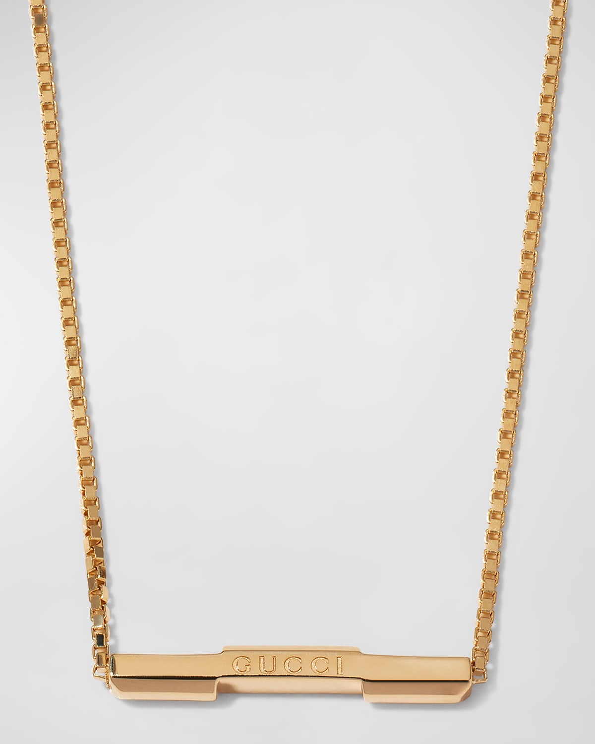 Gucci Link To Love Necklace In 18k Yellow Gold In Yg