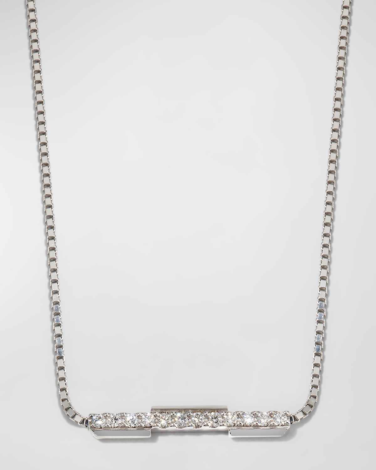 Gucci Link To Love 18k Necklace In Wg