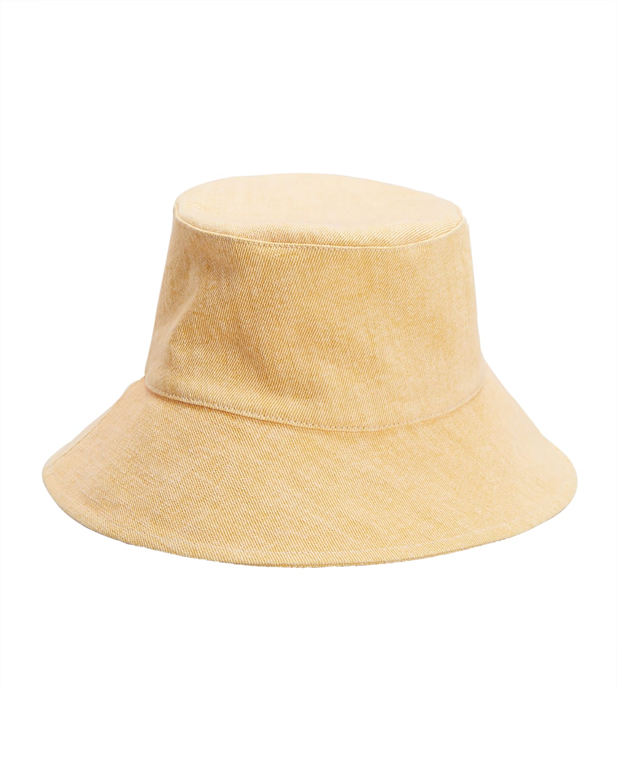 Isabel Marant Loiena Logo Denim Bucket Hat In 10hy Honey