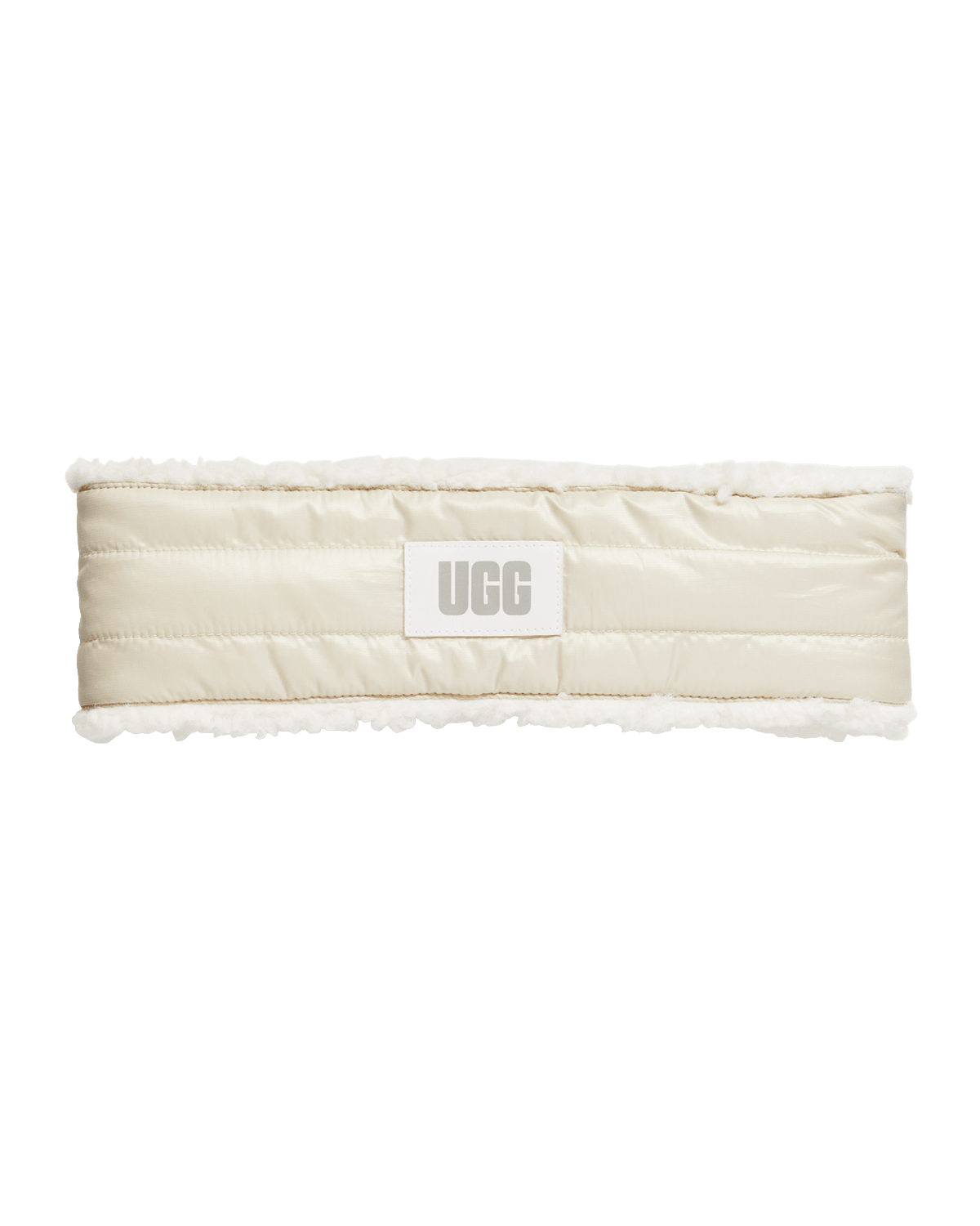 UGG Quilted Logo Sherpa Headband