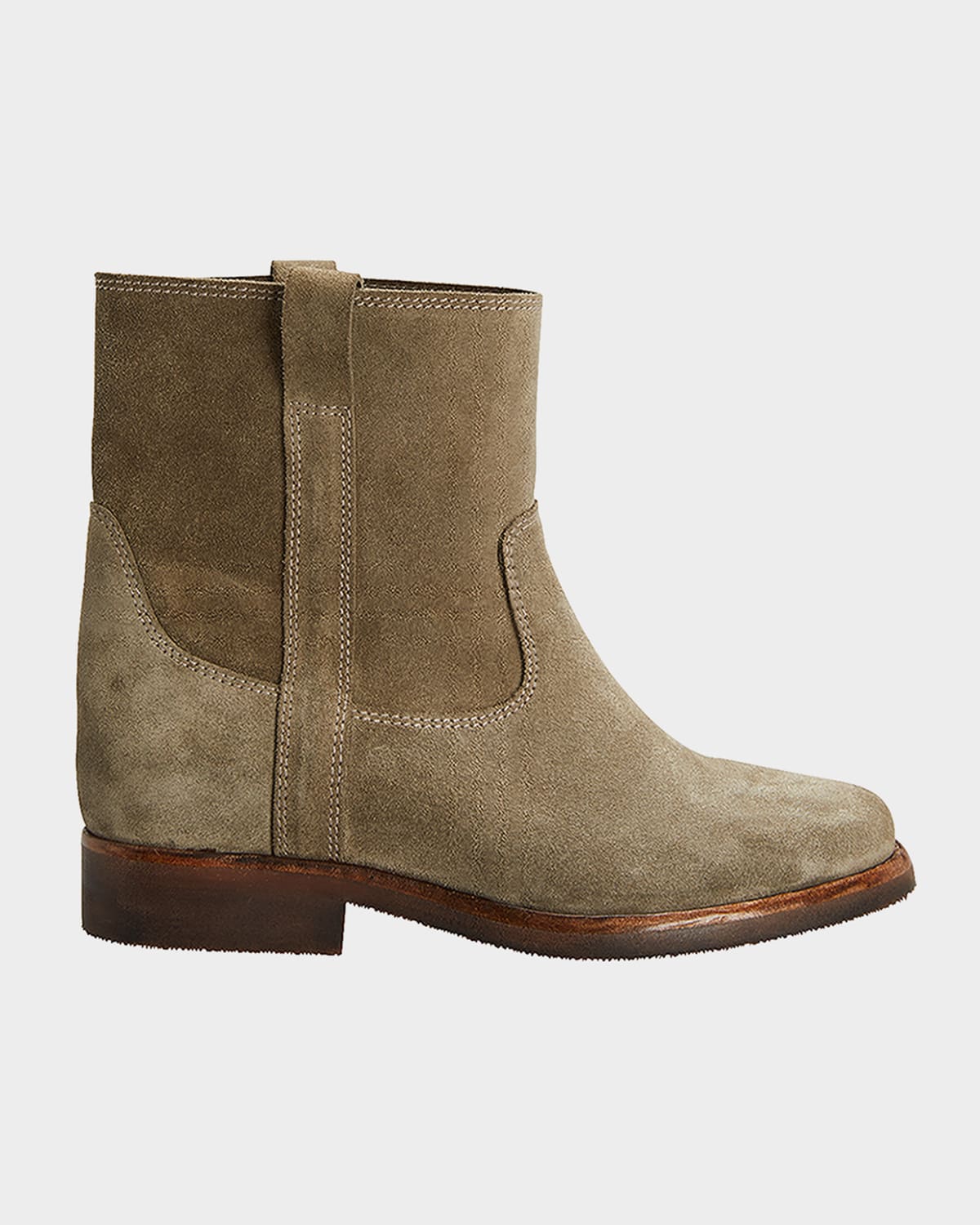 Isabel Marant Susee Suede Western Ankle Booties