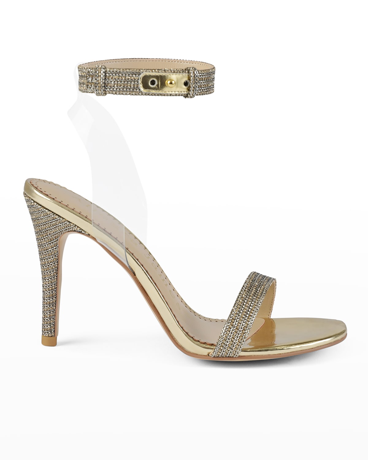 Gold Heel Sandal | Neiman Marcus