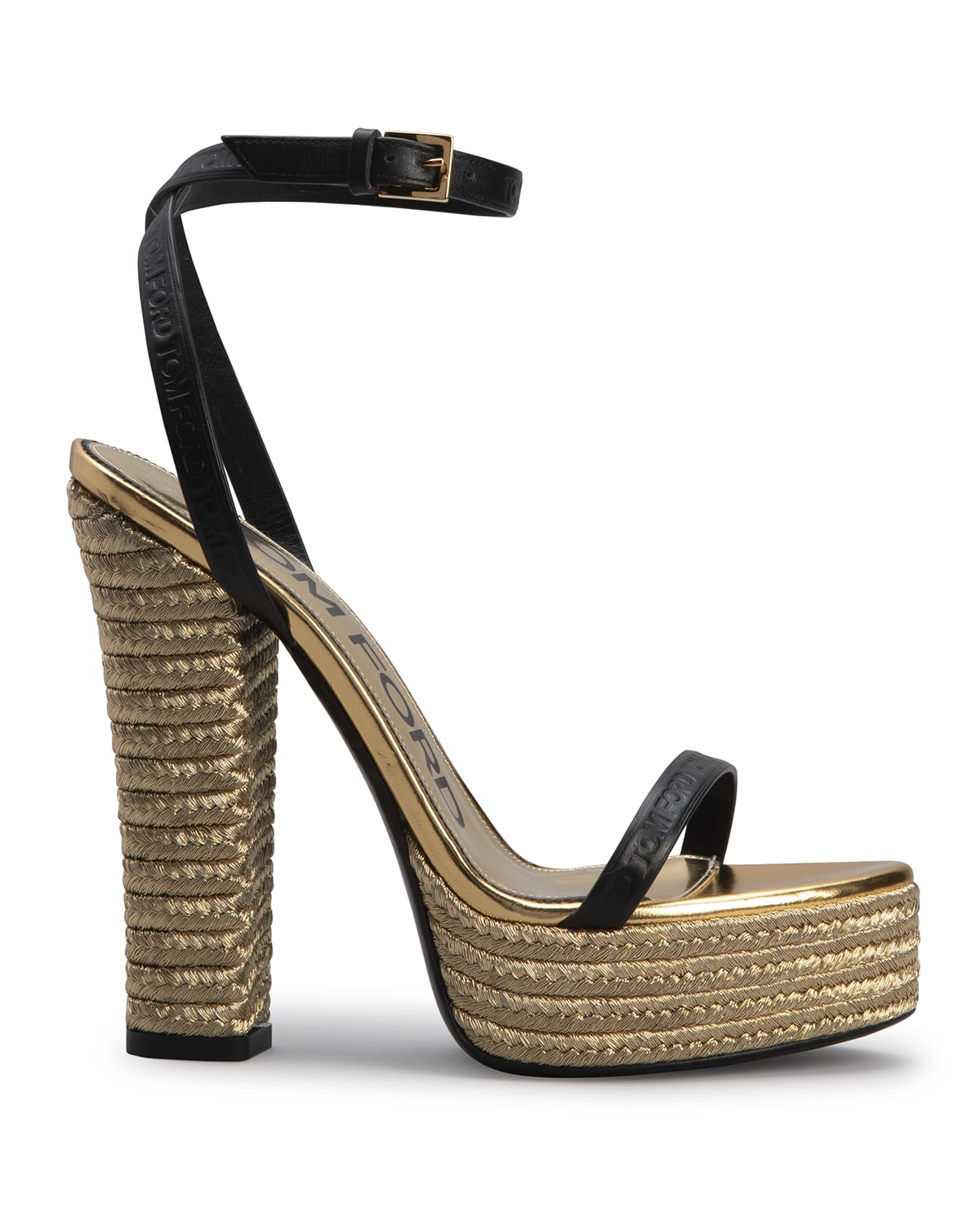 mens platform shoes with goldfish