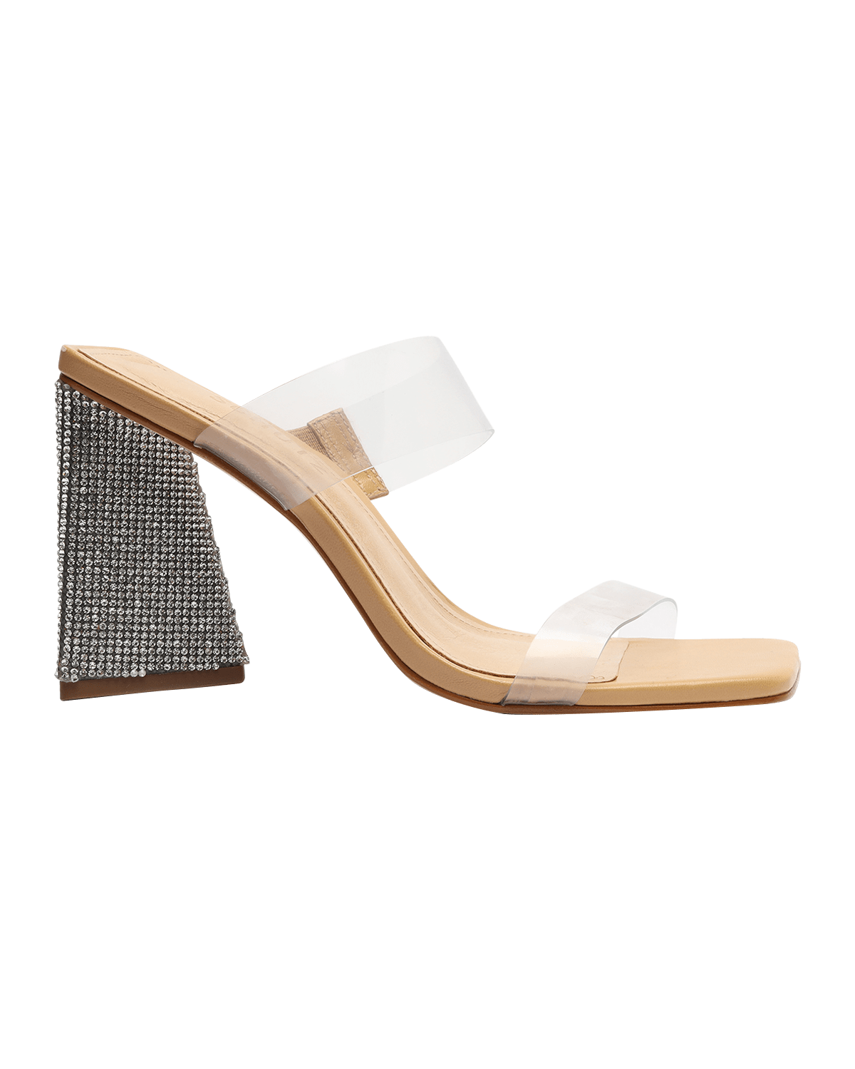 Schutz Cheslie Leather and Vinyl d'Orsay Pumps | Neiman Marcus