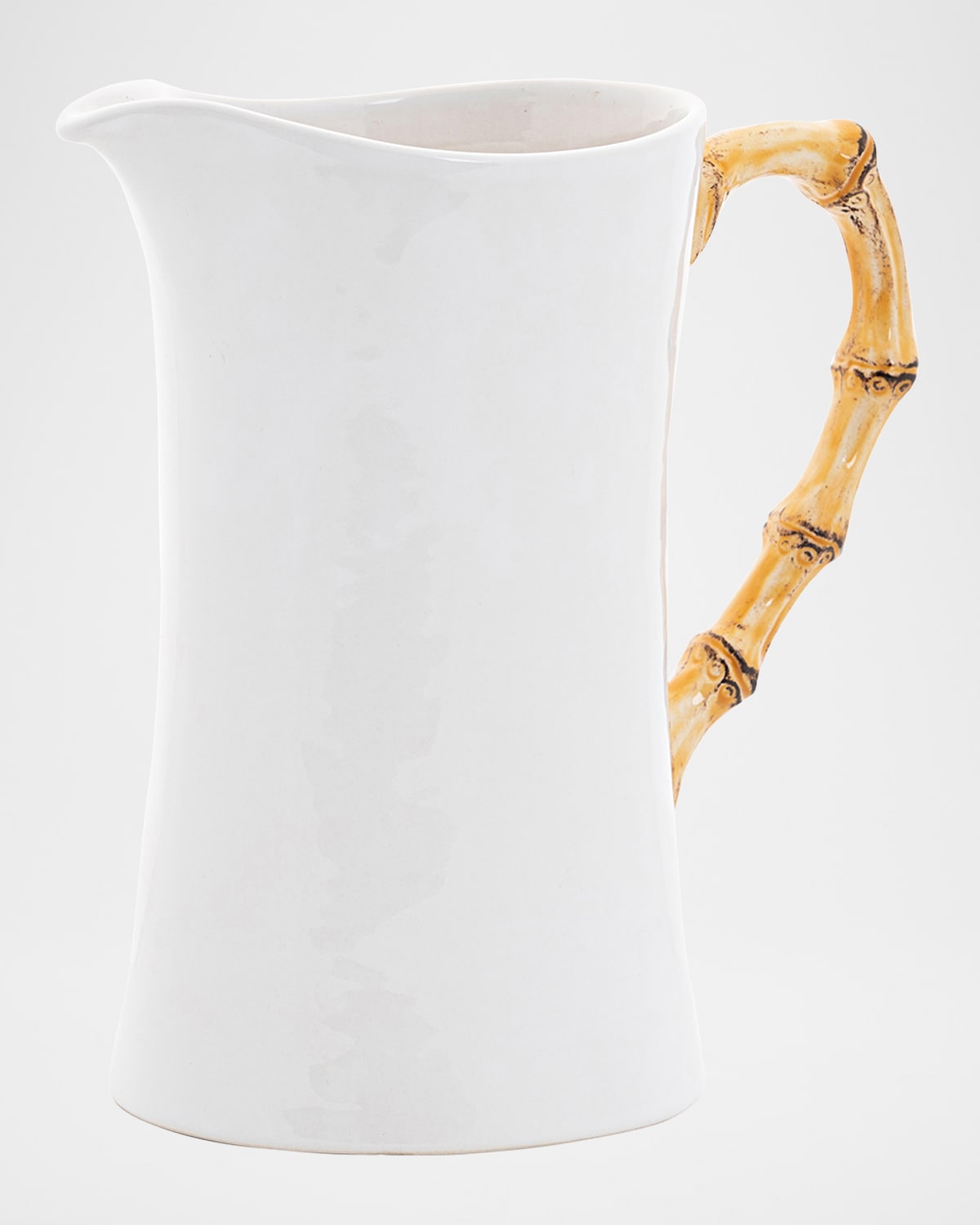 Juliska Bamboo Ceramic Large Pitcher - Natural