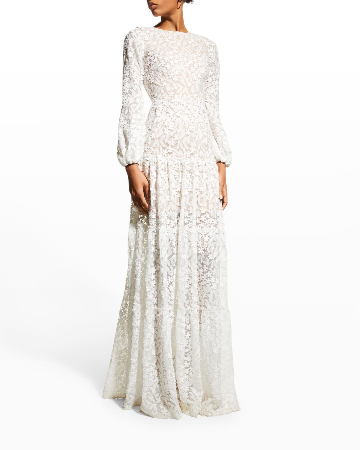 White Flare Dress | Neiman Marcus