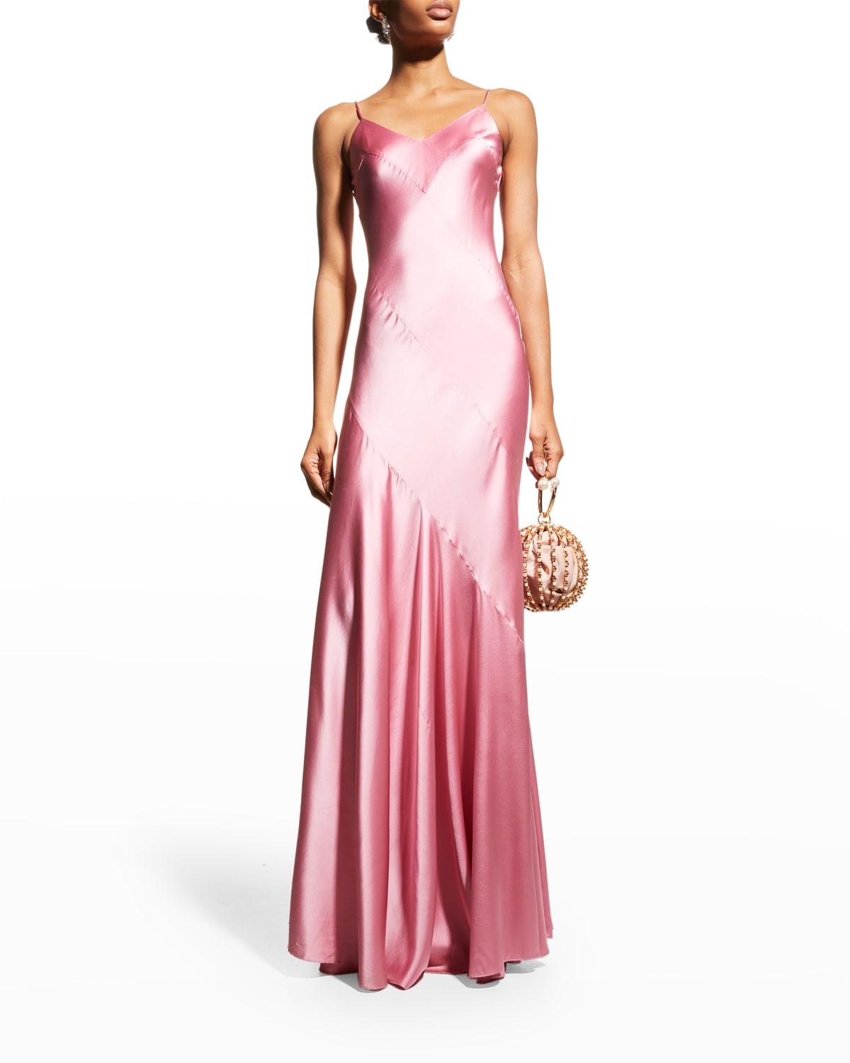 Pink Satin Gown | Neiman Marcus