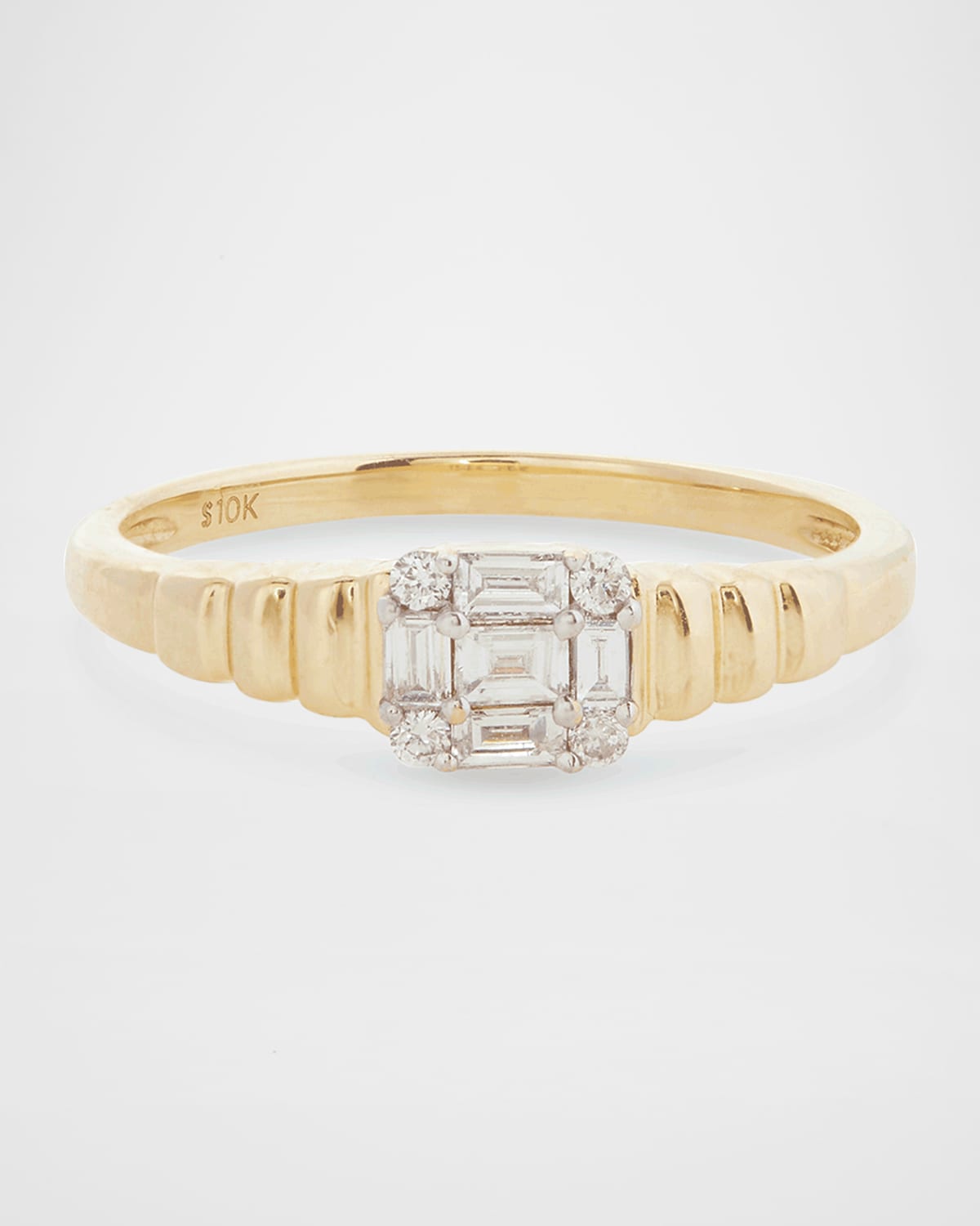 STONE AND STRAND Sparkle Mini Ring, Size 35 Neiman Marcus