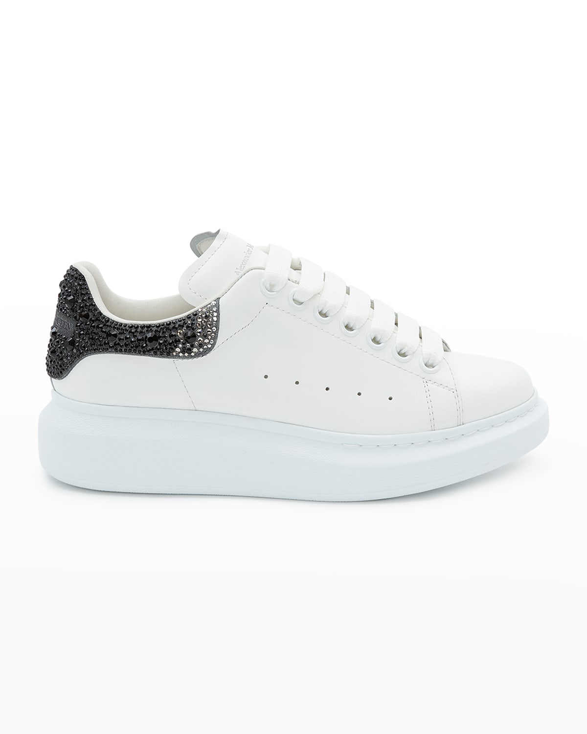 all white alexander mcqueen trainers