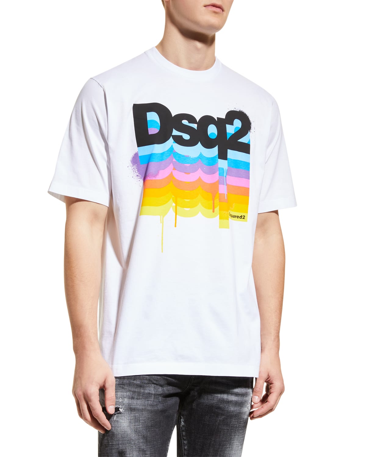 Details about   DSQUARED2 GD0676 Printed T-Shirt **RRP £170** 