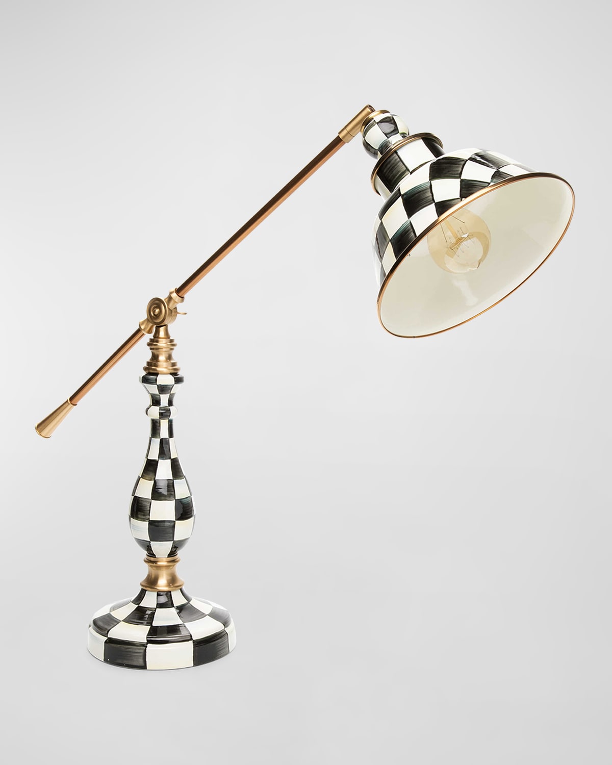 MacKenzie-Childs Courtly Check 22" Reading Table Lamp