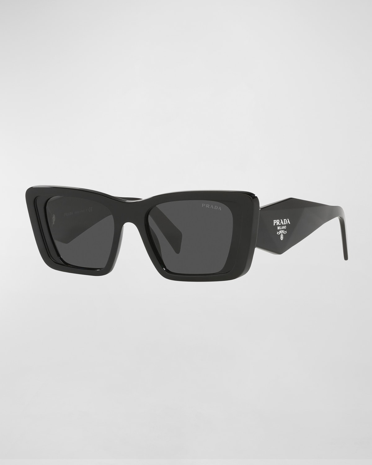 Prada Geometric Acetate Butterfly Sunglasses