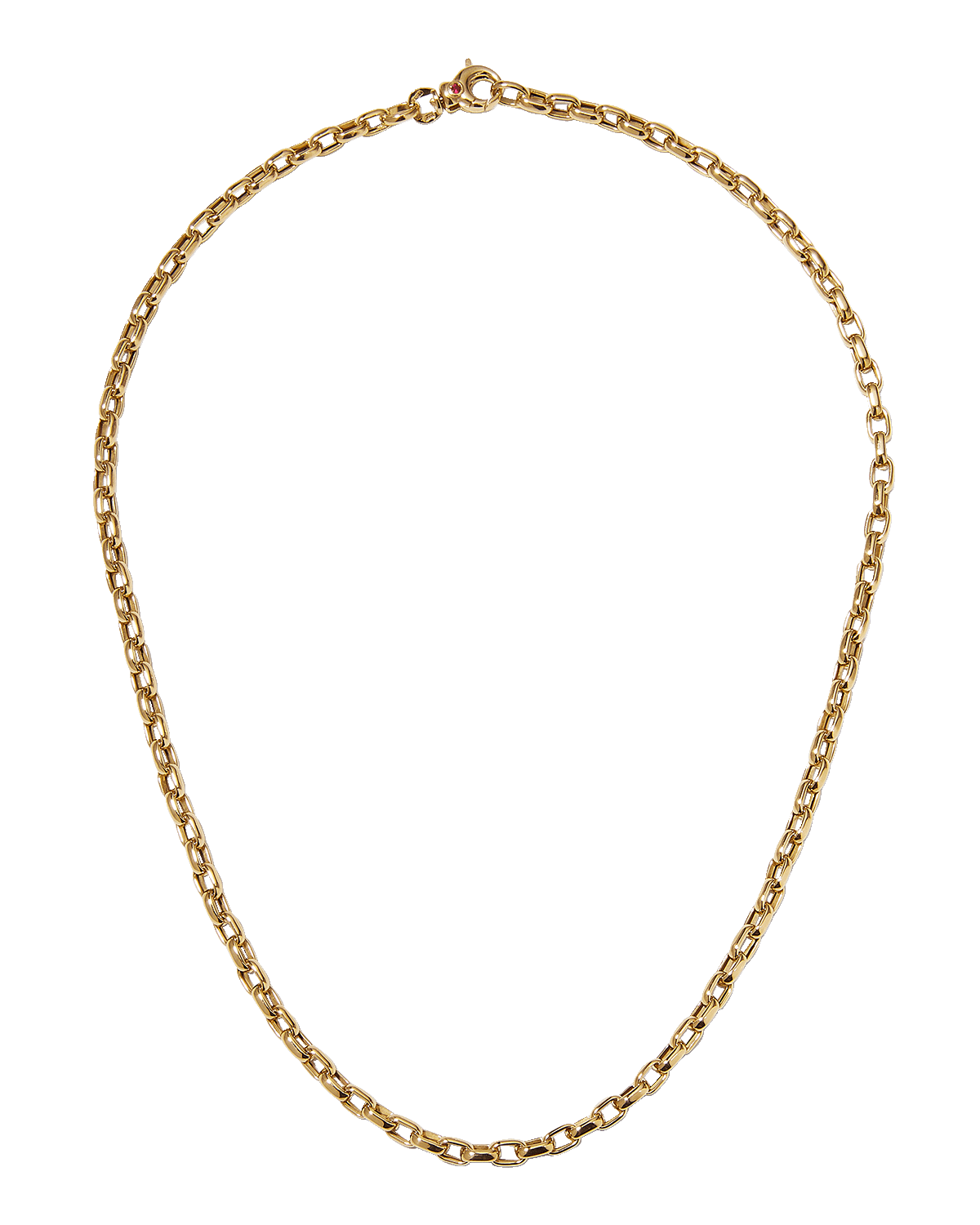 Roberto Coin Yellow Gold Chain Necklace, 17"L