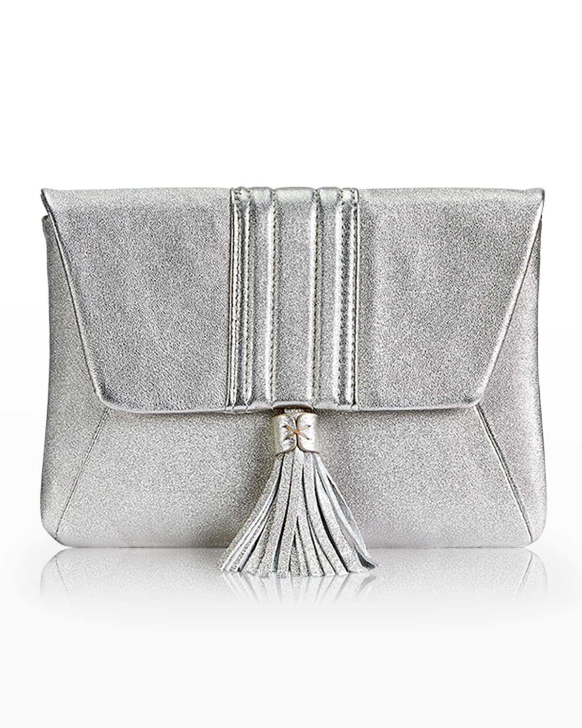 Silver Clutch Bag | Neiman Marcus