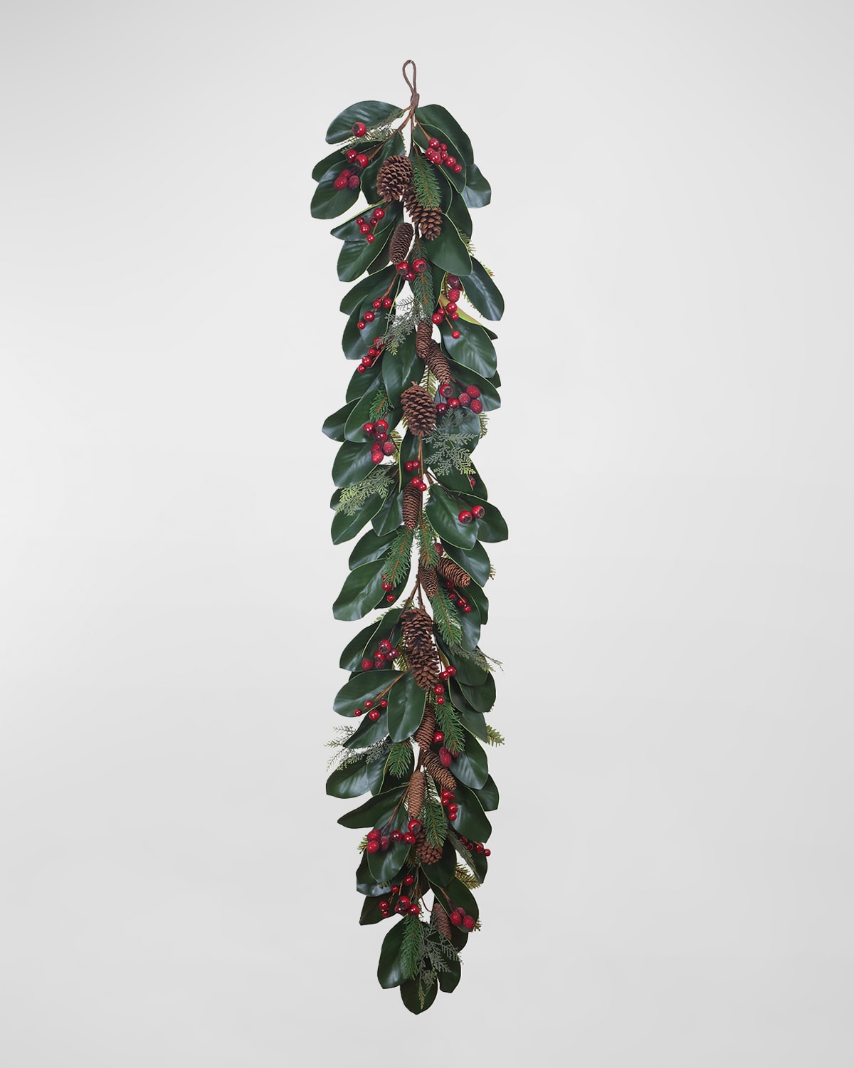 Winward Home Christmas Magnolia with Berry Cone Garland | Thumbnail 4