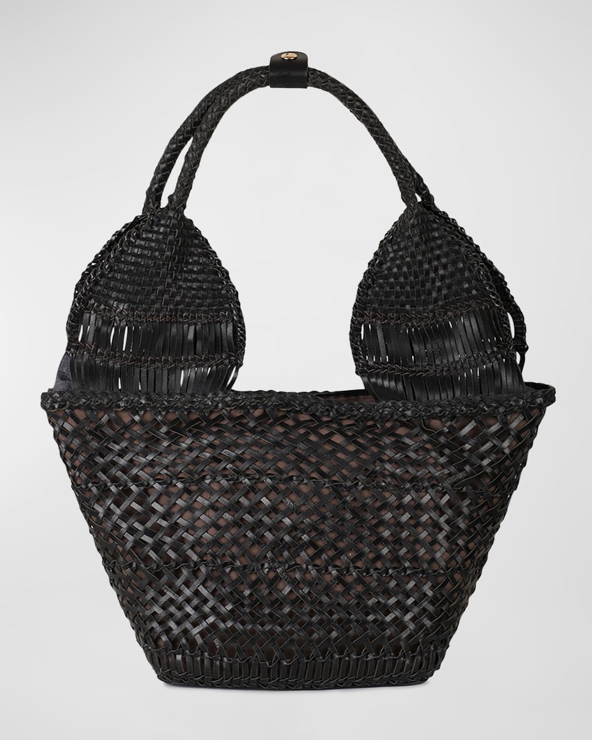 Rafe Margarita Woven Leather Tote Bag