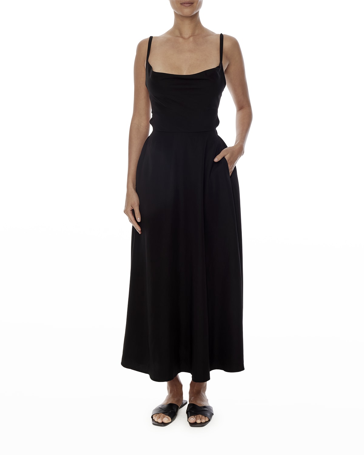 Spaghetti Straps Maxi Dress | Neiman Marcus