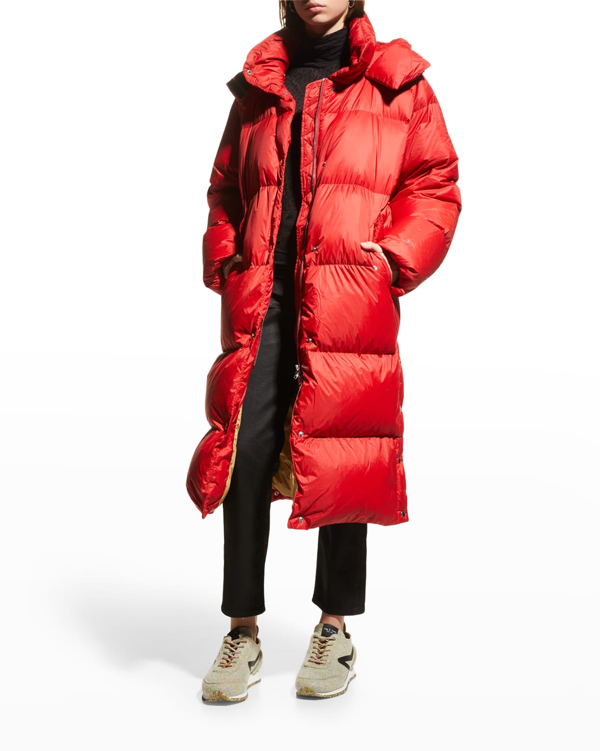 long oversized puffer coat