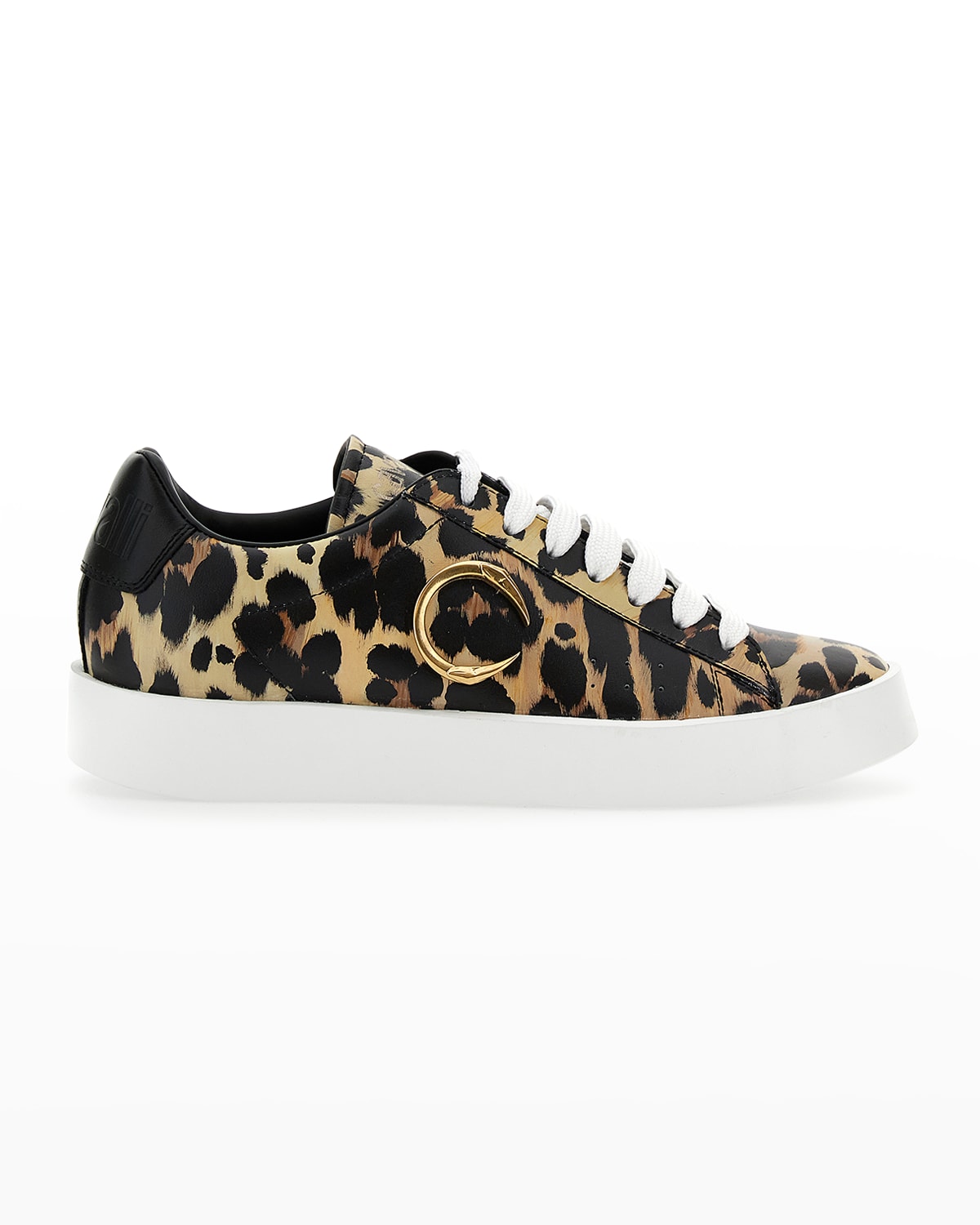 Dolce & Gabbana Metallic Leopard-Print Low-Top Sneakers | Neiman Marcus