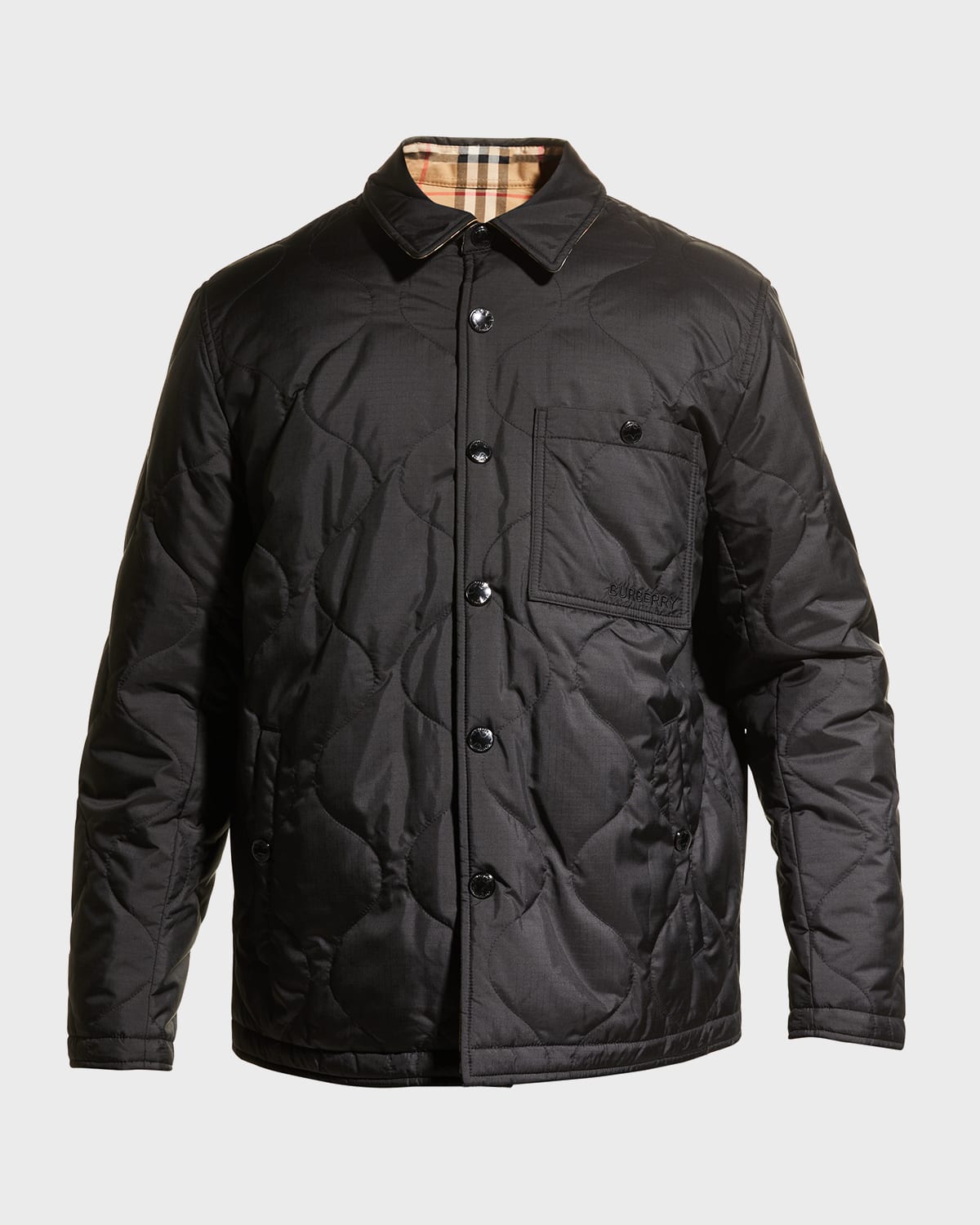 Burberry Hedley Zip Front Jacket Neiman Marcus