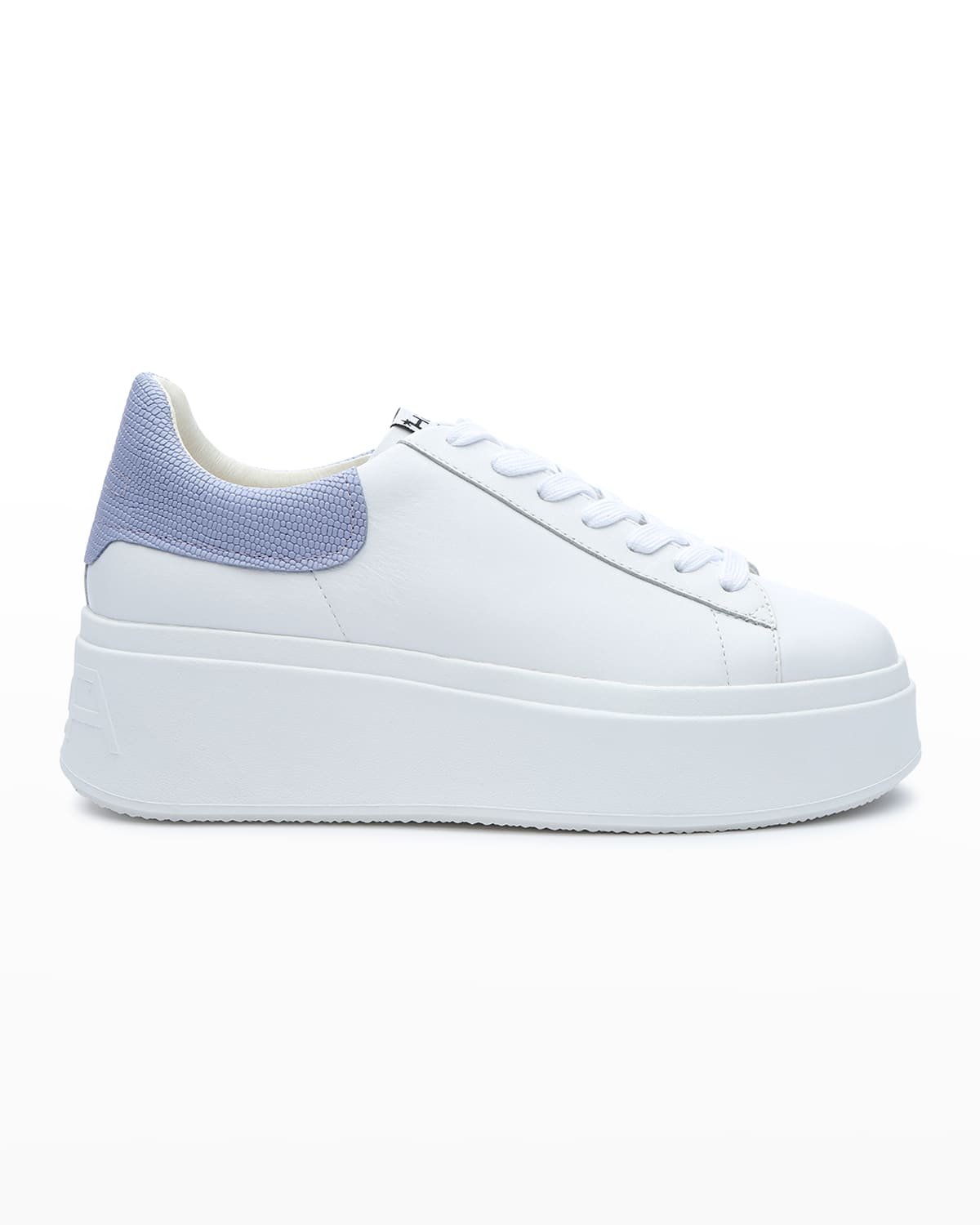 ash moby bicolor platform sneakers