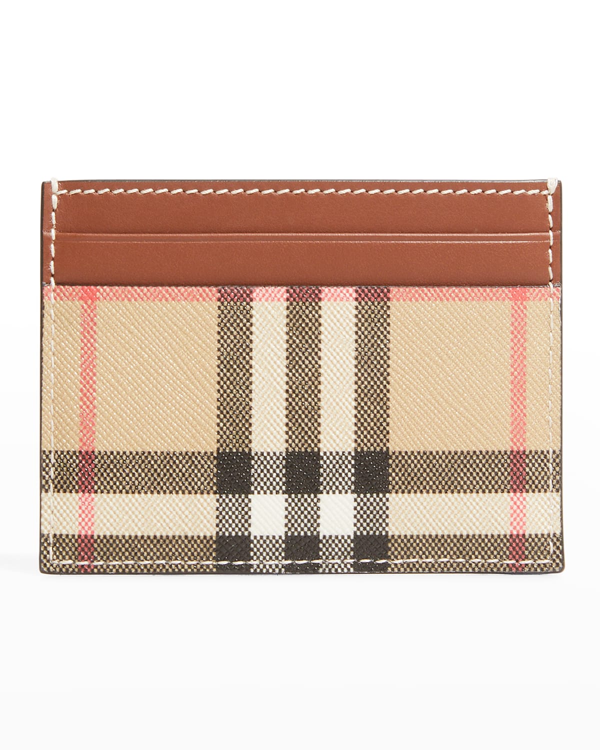 Burberry Somerset Vintage Check Card Case | Neiman Marcus