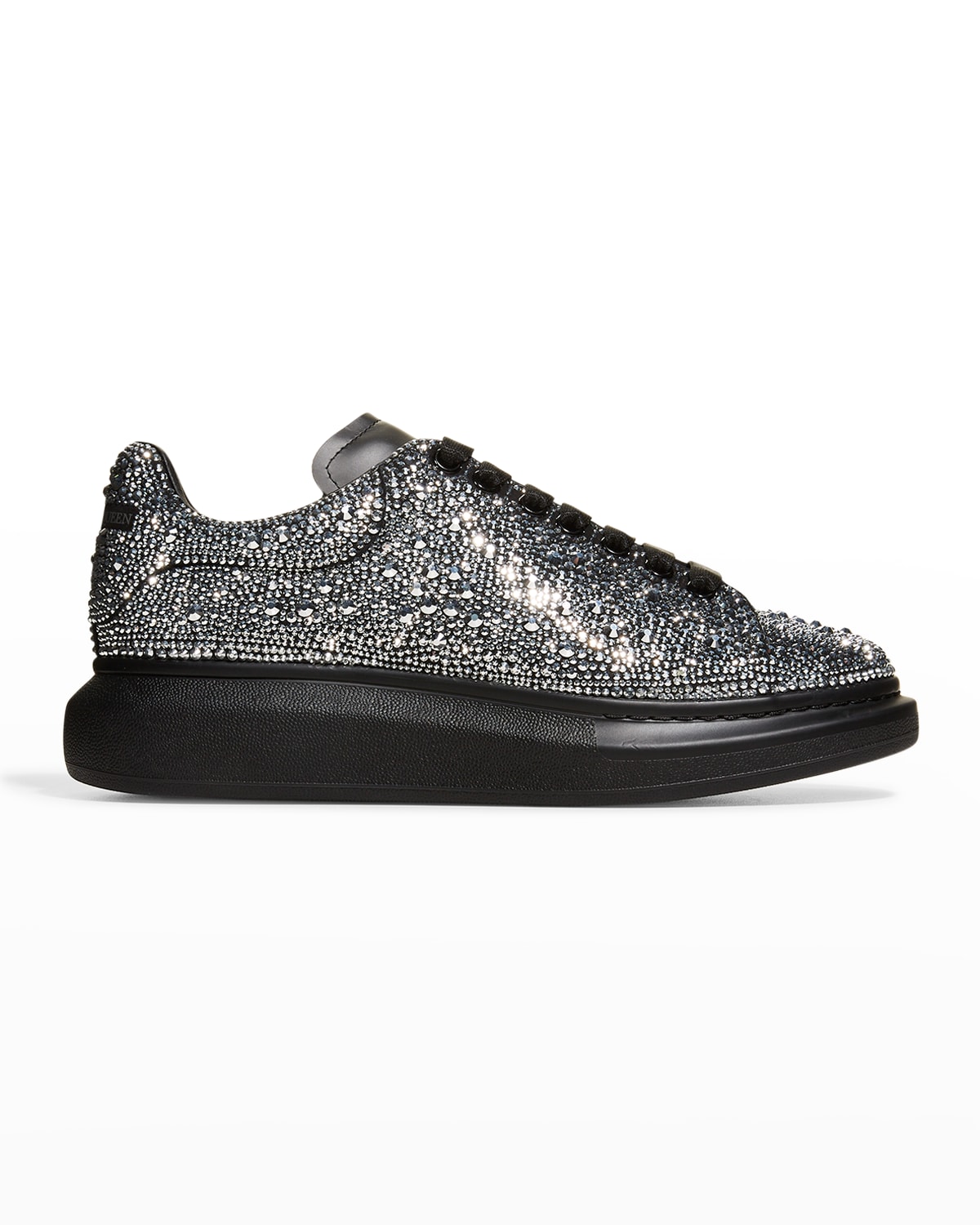 black crystal alexander mcqueen sneakers