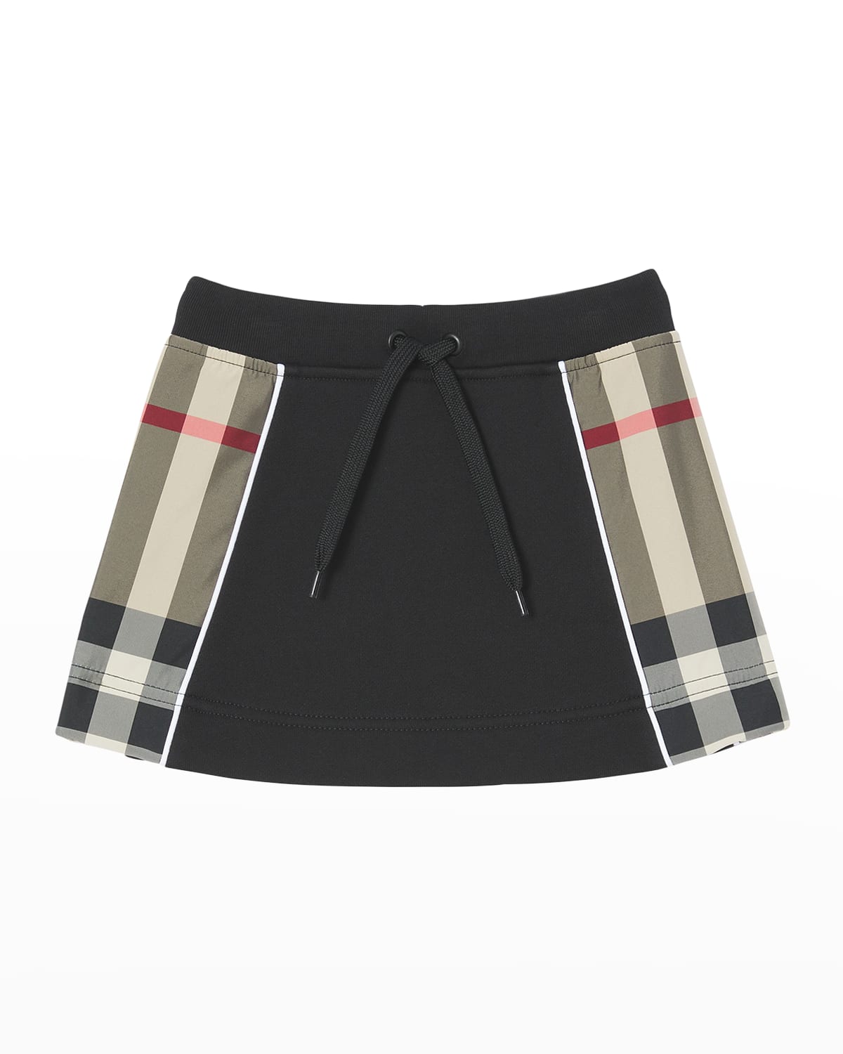 Ladies Women Fashion Lurex Tartan Mini CircularElasticated Skirt&Matching Scarf