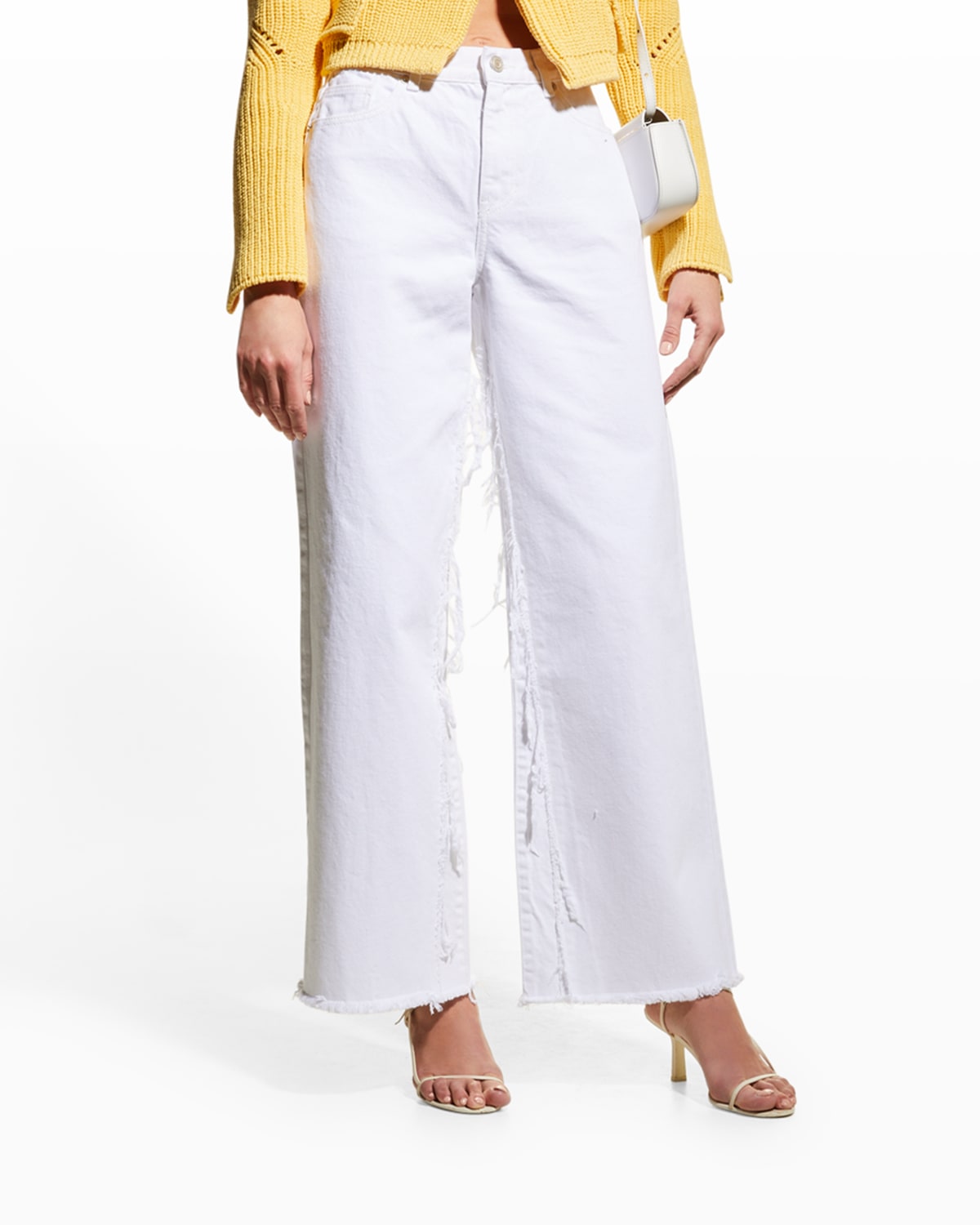 Off White Wide Leg Pants | Neiman Marcus