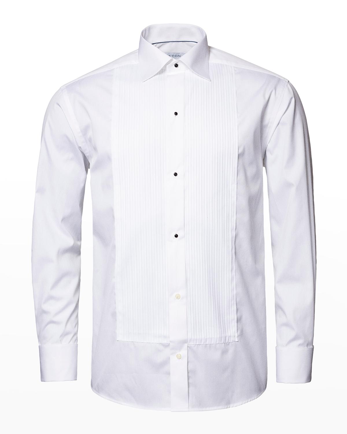 Eton Men's Classic Pleated-Bib Formal Shirt