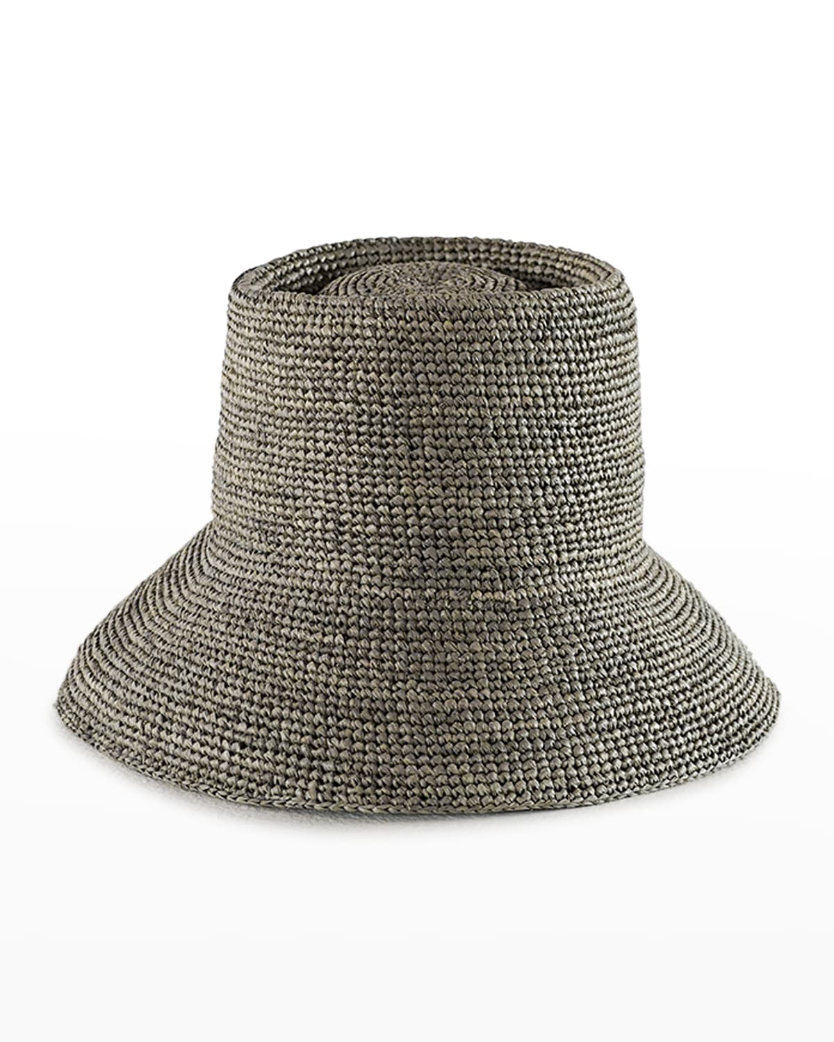 Valentino Garavani VLOGO Straw Bucket Hat | Neiman Marcus