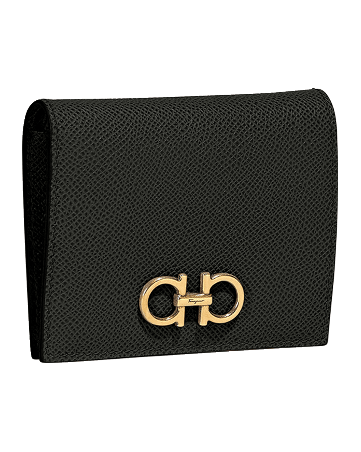 Ferragamo Gancini French Leather Wallet