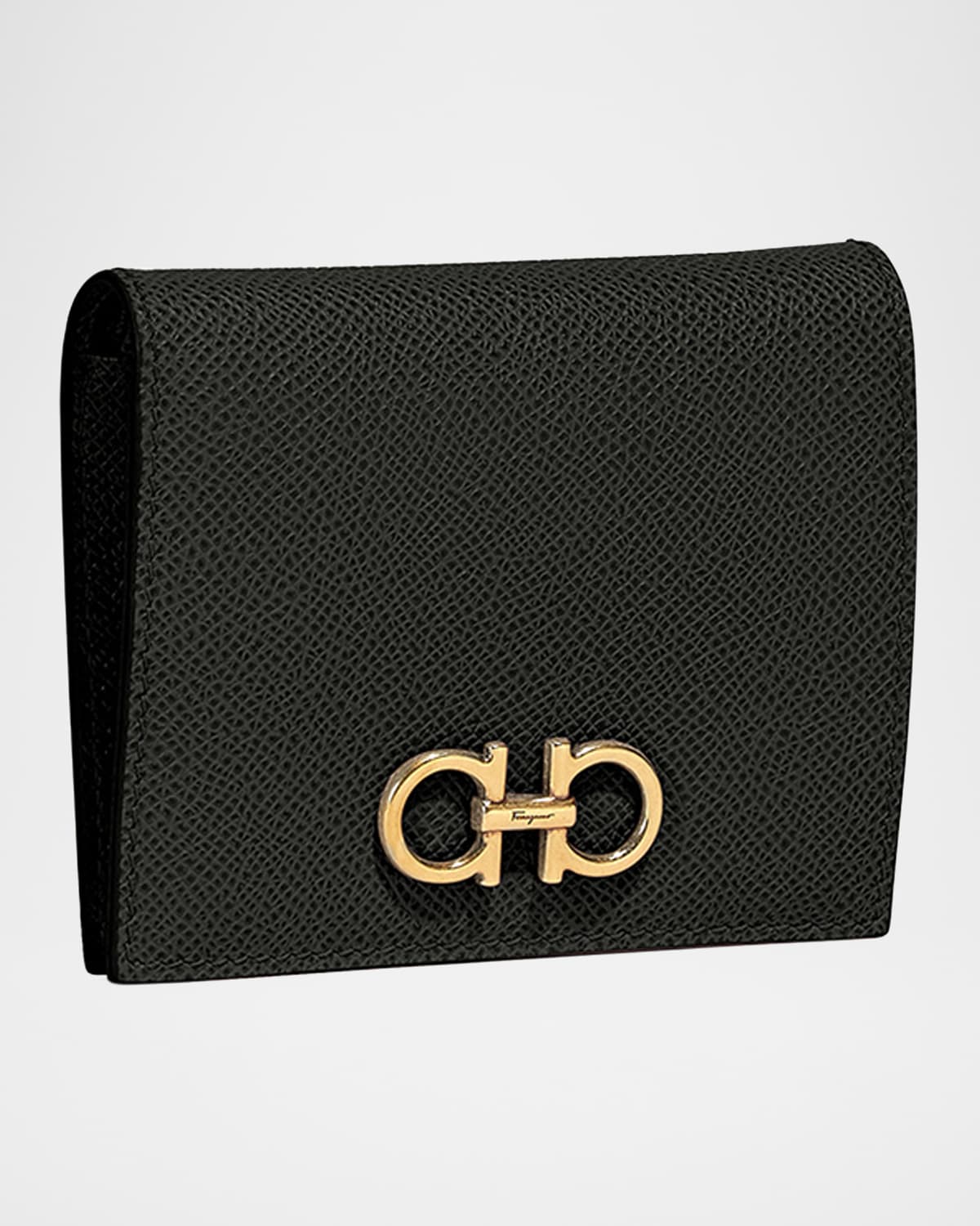 Ferragamo Gancini French Leather Wallet