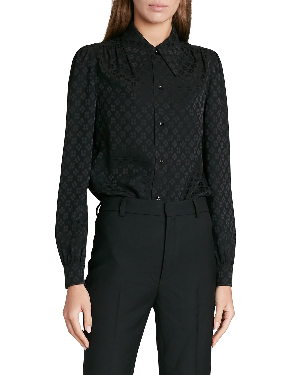 Silk Floral Top | Neiman Marcus