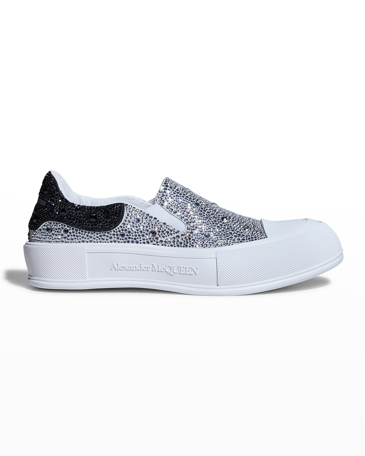 all white alexander mcqueen trainers