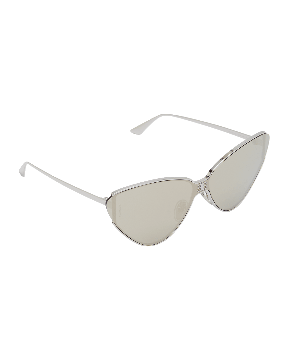 Balenciaga Logo Metal Cat-Eye Sunglasses
