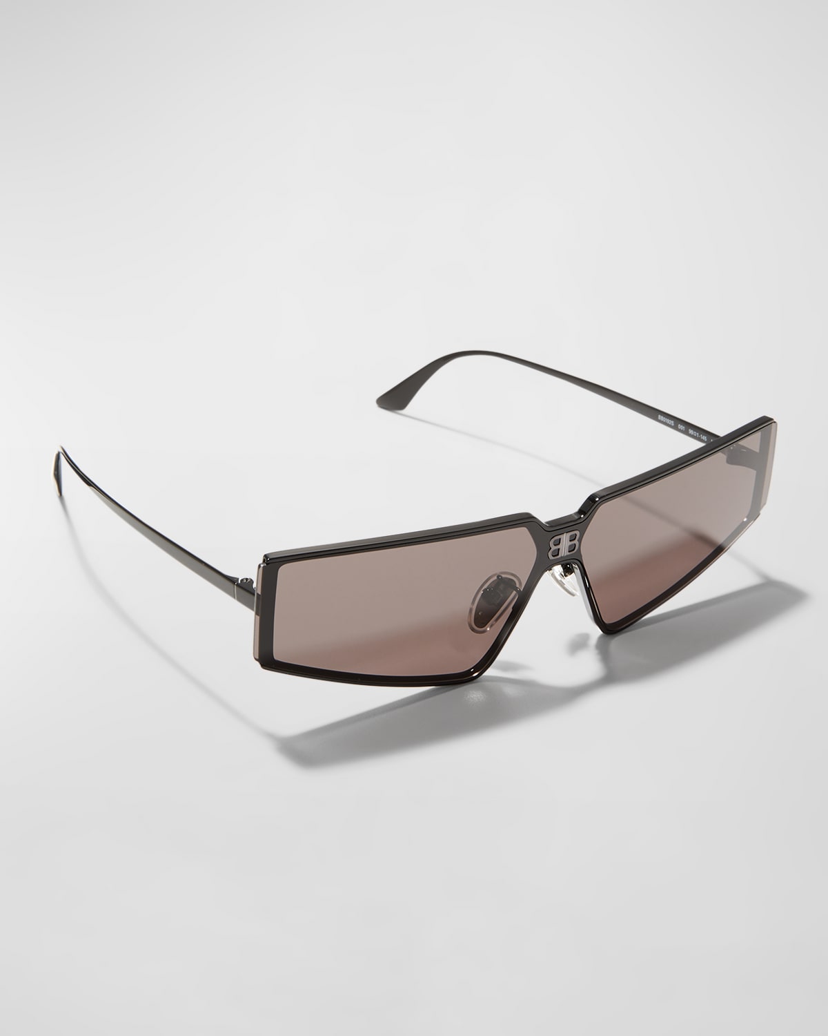 Monochromatic Rectangle Metal Sunglasses
