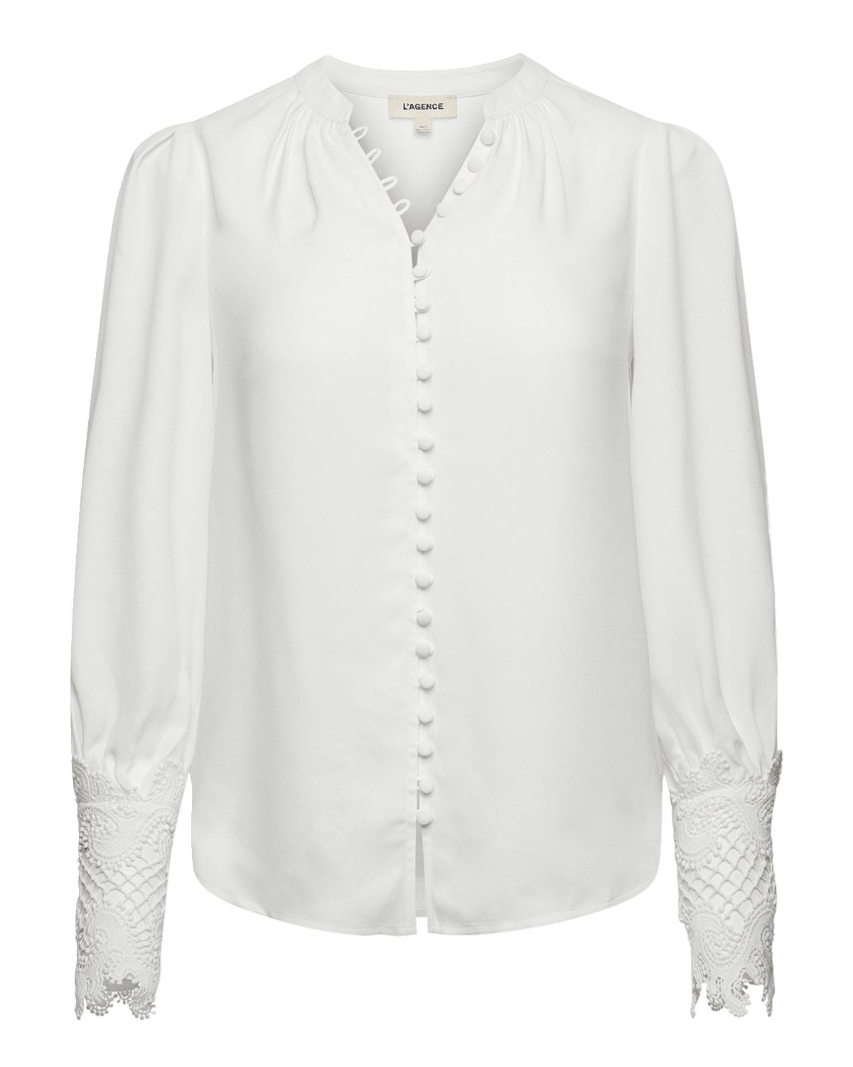 L'Agence Ava Lace-Cuff Blouse