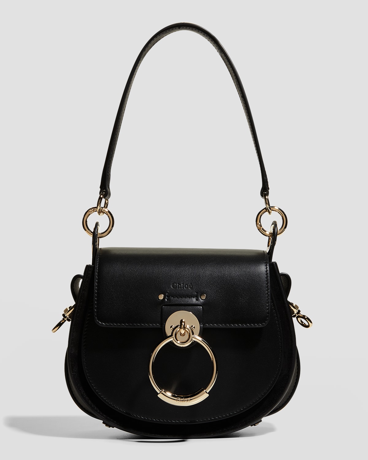 Chloe Tess Small Crossbody Bag in Leather