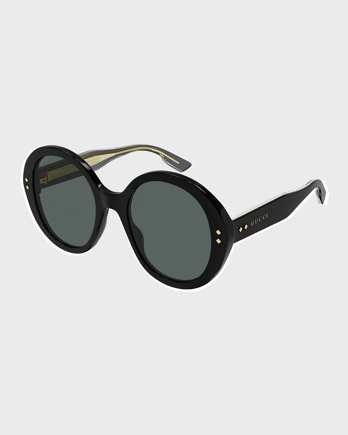 Gucci Round Acetate Sunglasses