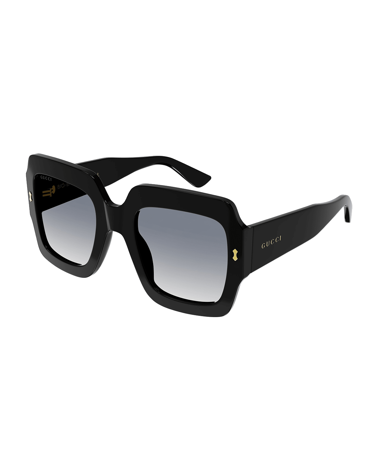 Gucci Gradient Rectangle Acetate Sunglasses