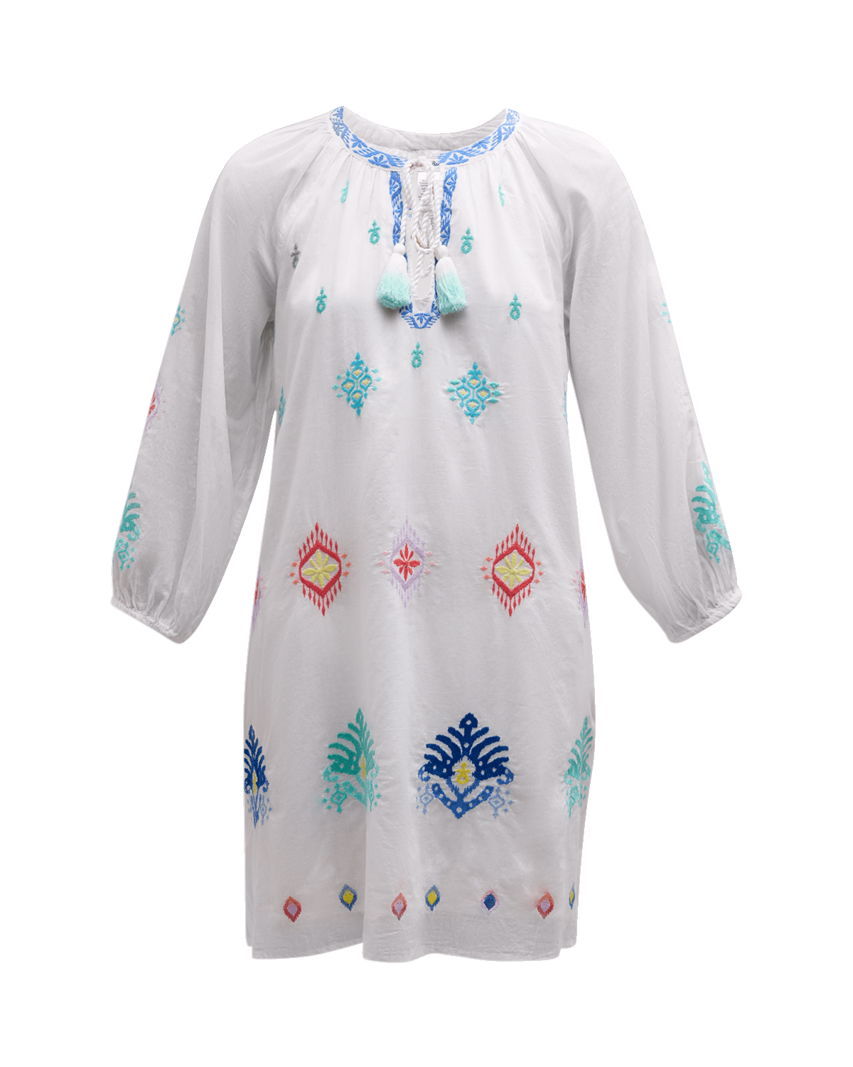 Tommy Bahama Watercolor Ikat Split-Neck Tunic