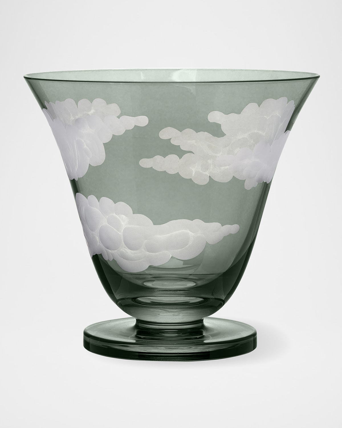 Jonathan Hansen In The Clouds Stemless Wine Glass, Gray - 8 oz.