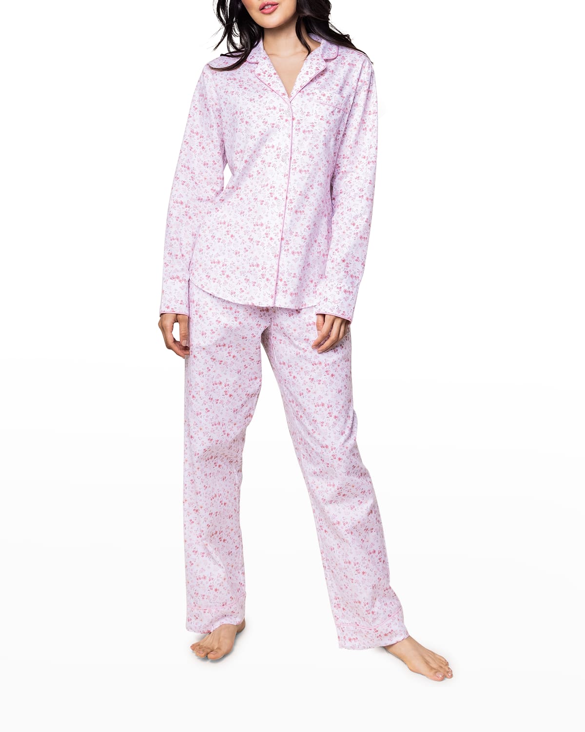 Cotton Pajama Set Neiman Marcus