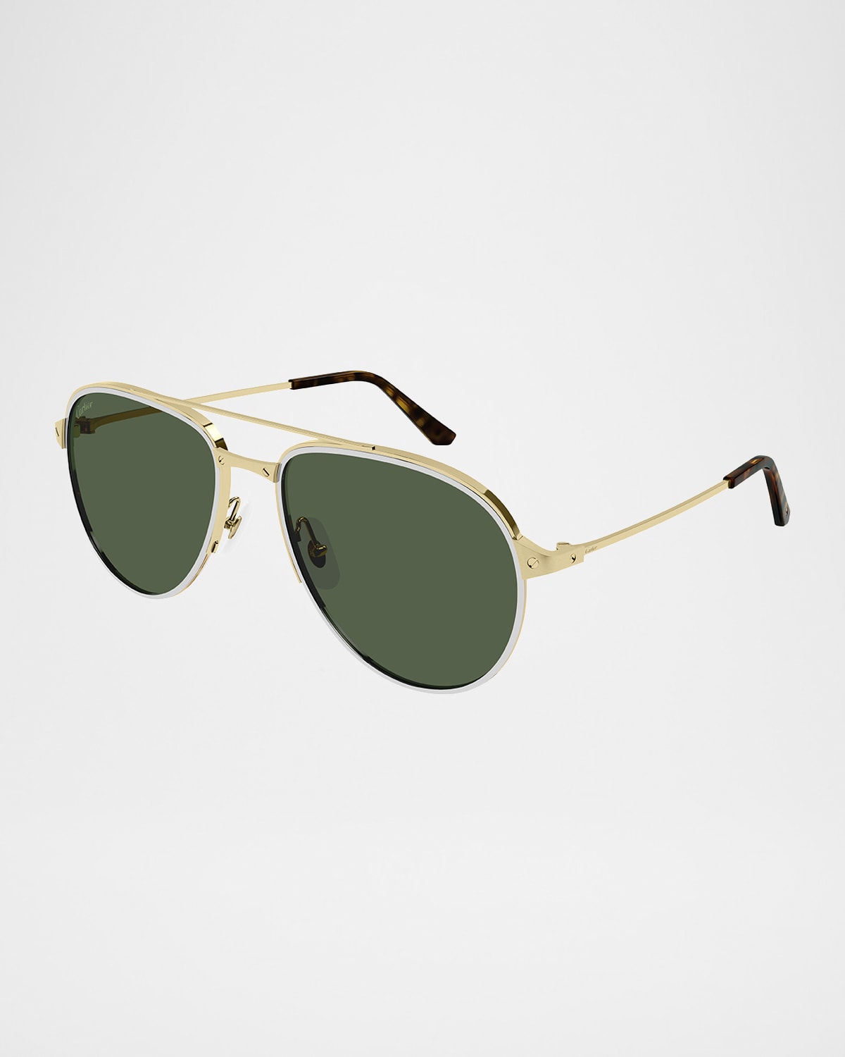 Cartier Men 's Polarized Aviator Sunglasses