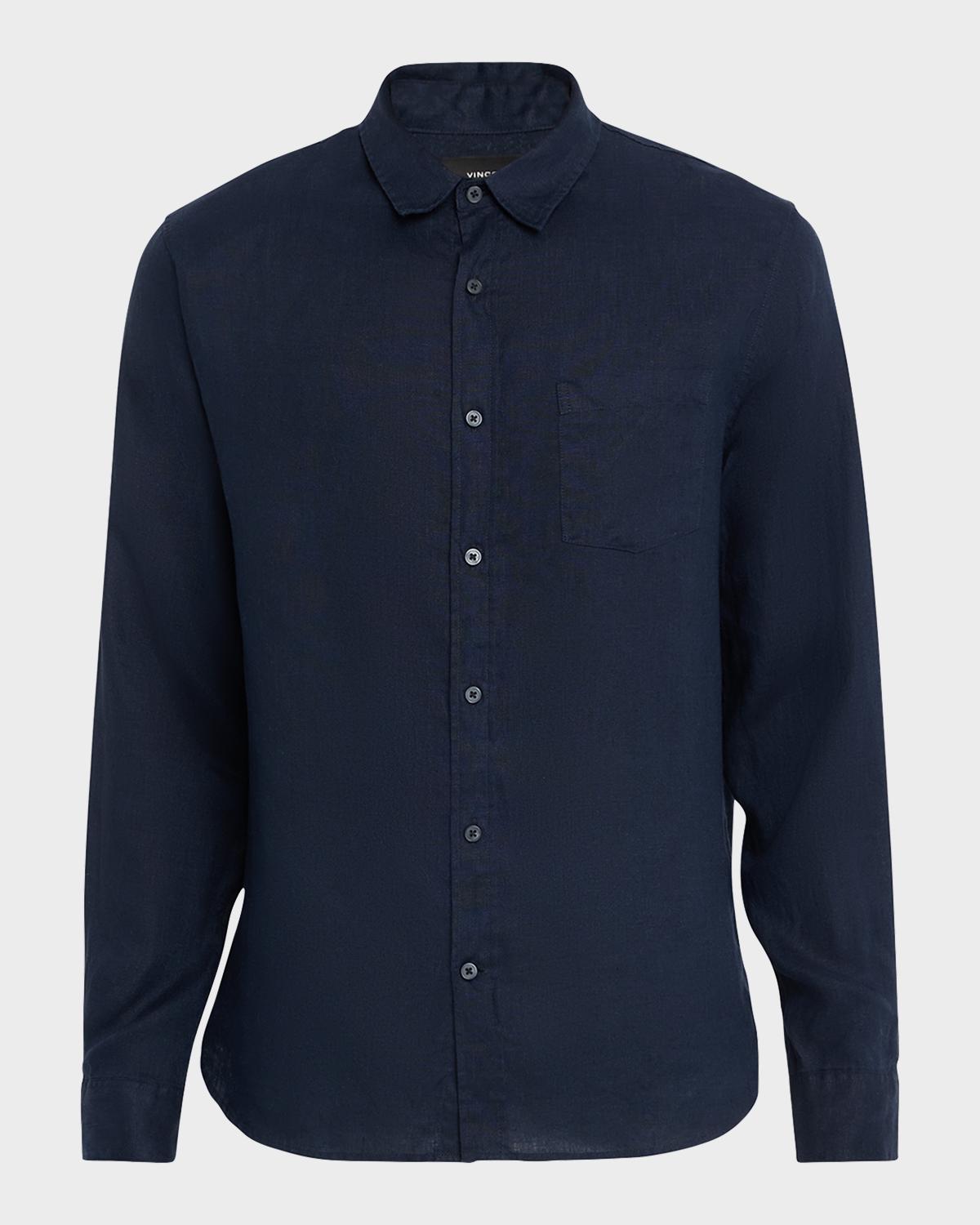 Vince Men's Linen Sport Shirt